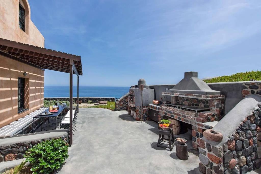 Ramni House: Private Villa With Pool By The Sea Oía Exteriér fotografie
