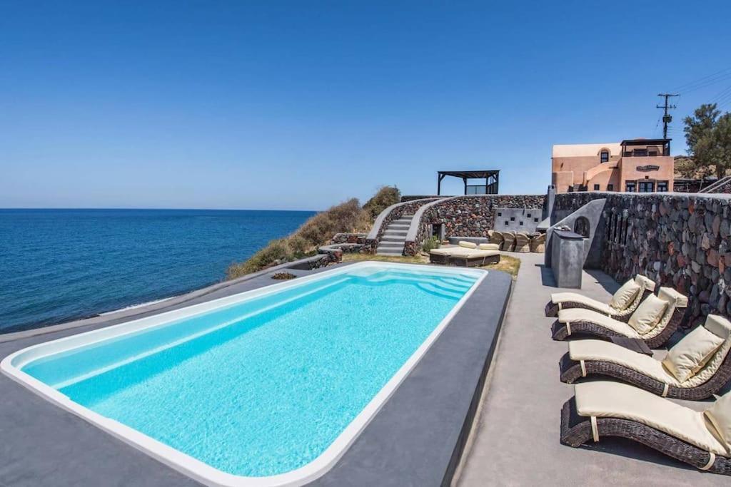 Ramni House: Private Villa With Pool By The Sea Oía Exteriér fotografie